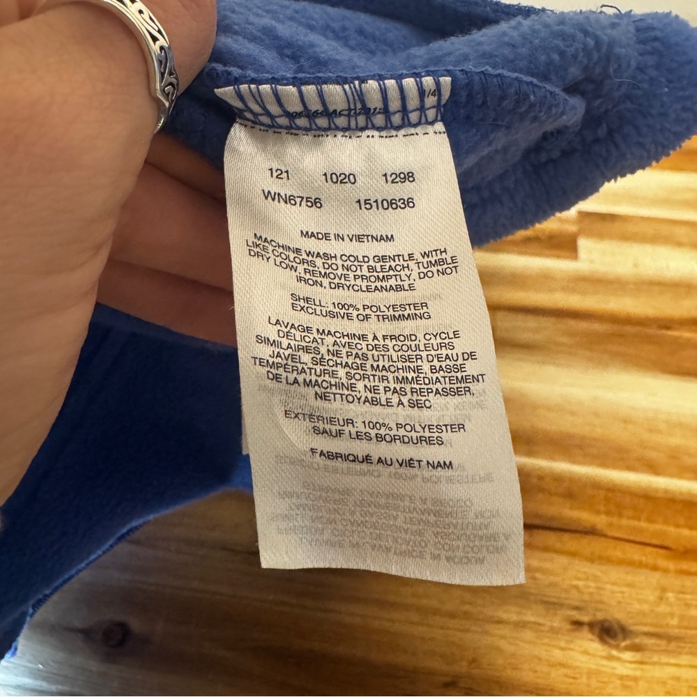 Columbia Baby 6-12 Mo Blue Full Zip Fleece Jacket - Picture 8 of 8